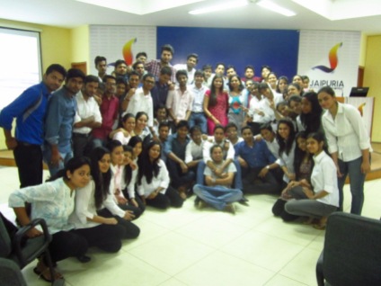 Workshop with MBA Students of Jaipuria Institute of Management