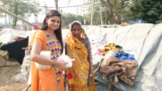Shubhangi with Brick Kiln Women Workers on Diwali-1